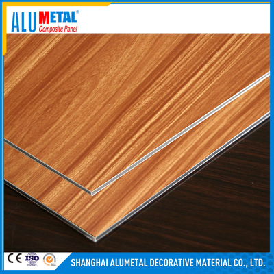 4mm Houten Geborsteld Aluminium Samengesteld Comité Matt Glossy