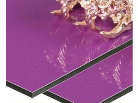 0.08mm PVDF Aluminium Samengestelde Comité Plastic Raad Openlucht 1000mm A2 Fr