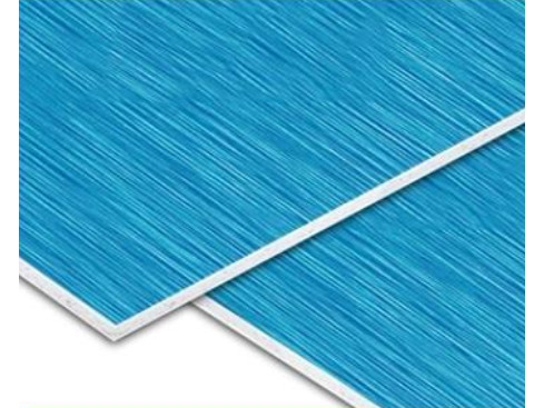 De Comités van de het Aluminiummuur van FEVE Decoratief 4mm 0.3mm PVDF Met een laag bedekt Aluminium Samengesteld Comité