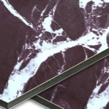 4mm Marmeren Aluminium Samengesteld Comités PVDF Met een laag bedekt Aluminium Samengesteld Comité