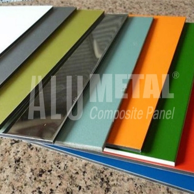 3mm AA3003 PE Aluminium de Samengestelde Comité Oppervlakte van de Drukspiegel