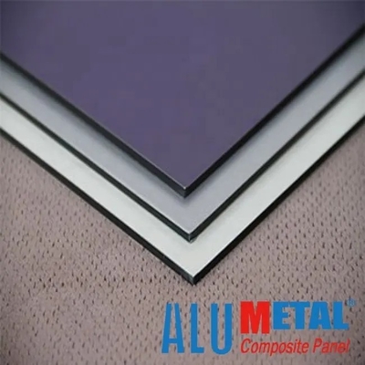 4mm PVDF Aluminium Samengesteld Comité met UVStralingsbeschermings acm paneel
