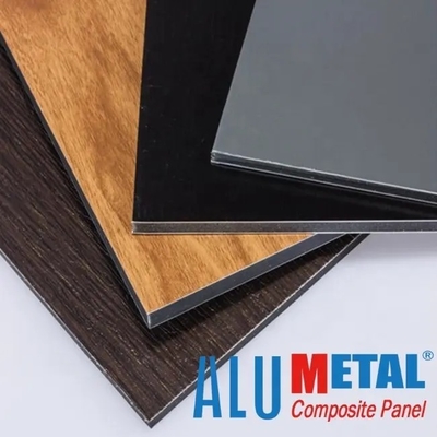 4mm PVDF Aluminium Samengesteld Comité met UVStralingsbeschermings acm paneel