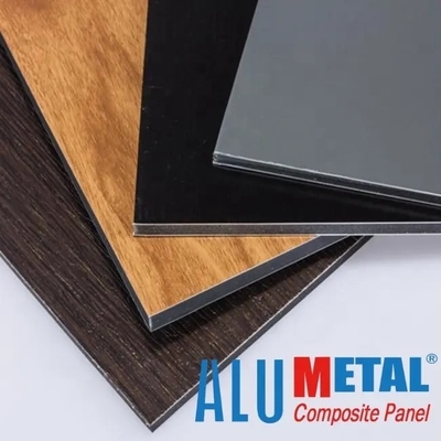 Alumetal acm buitenwand materiaal acp aluminium composiet paneel