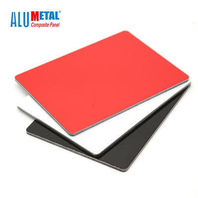 4 mm 0,3 mm FEVE decoratieve aluminium wandpanelen PVDF gecoat aluminium composiet paneel
