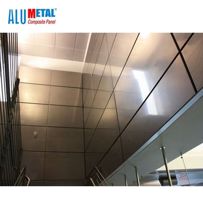 1000MM PE Decoratief het Bladroestvrij staal 6mm FEVE van Aluminium Samengesteld Bekledingspanelen