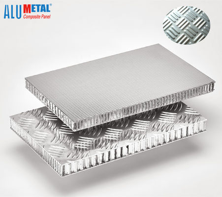 Antibacteria 1300mm de Vloercomités van de Aluminiumhoningraat LDPE Samengestelde Comité Muurbekleding 3mm
