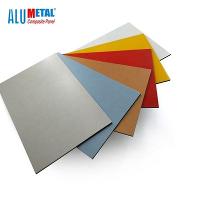 4mm Antibacterieel PVDF Aluminium Samengesteld Comité Blad 1250mm van ACS Bouwmateriaal