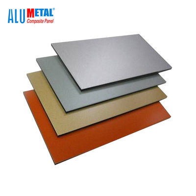 1220x2440mm Geborsteld PVDF-Aluminium Samengesteld Comité Blad 5mm AA1100