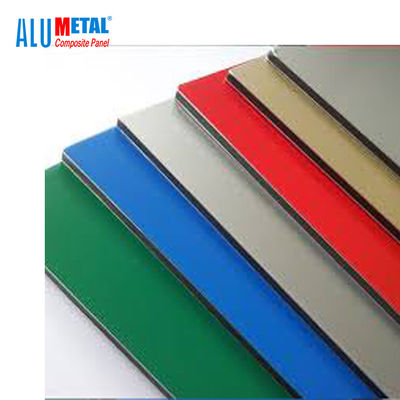 1220x2440mm Geborsteld PVDF-Aluminium Samengesteld Comité Blad 5mm AA1100