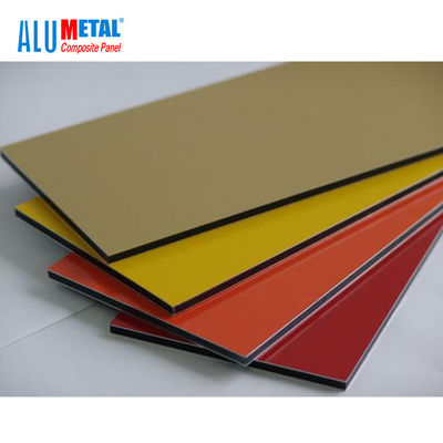 1220x2440mm Geborsteld PVDF-Aluminium Samengesteld Comité Blad 5mm AA1100