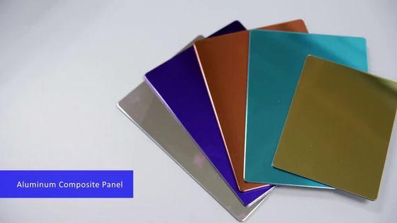 6mm PVDF Aluminium Samengesteld Comité