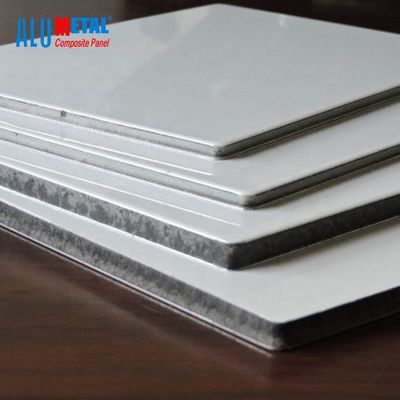 2mm Vuurvaste Aluminium Samengestelde Comité Fluorocarbon van de Muurbekleding Legering 1100