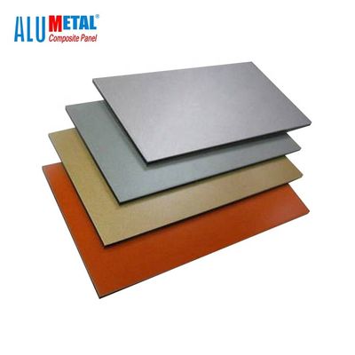1570mm 3mm Aluminium het Samengestelde Comité Blad van Plafond Gouden ACS voor Binnenland 5800mm