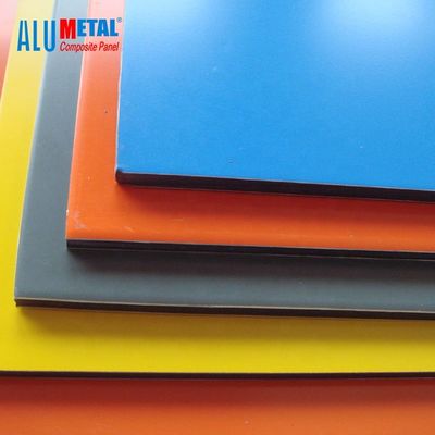 4mm 1250mm Plastic Materieel de Comités van het Aluminium Samengesteld Blad Spectrum AA3003