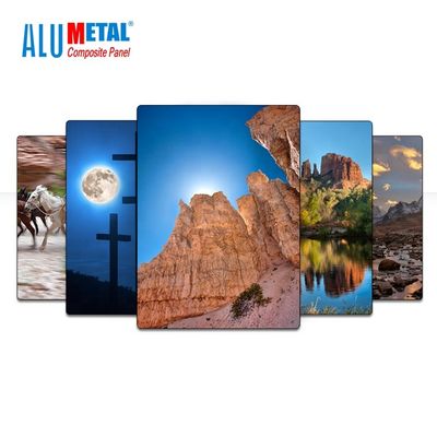 1250mm 8mm PE Aluminium Samengestelde Comité het Comité van de Aluminiumraad Spiegeloppervlakte AA3003
