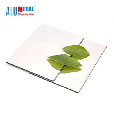 PVDF bedekte 3mm ACS Aluminium Samengesteld Comité Blad 0.5mm AA5005 Matt Finish met een laag