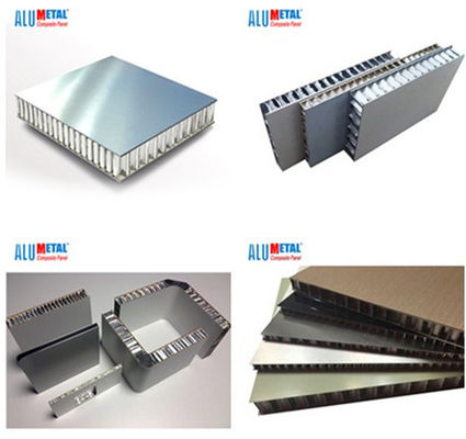 4 X 8 500mm 10000mm Comité Mariene 4mm van de Aluminiumhoningraat Sandwichcomité SGS