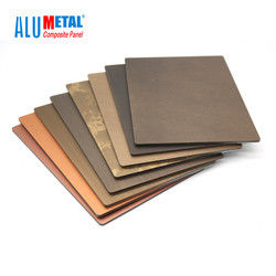 Antibacterieel 4mm ACS Samengesteld Comité 1000mm van het Aluminiummetaal 0.15mm Huid