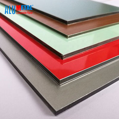 1500x5000 mm-Metaal Samengestelde Comité Materiële Muurcomités 6mm FEVE
