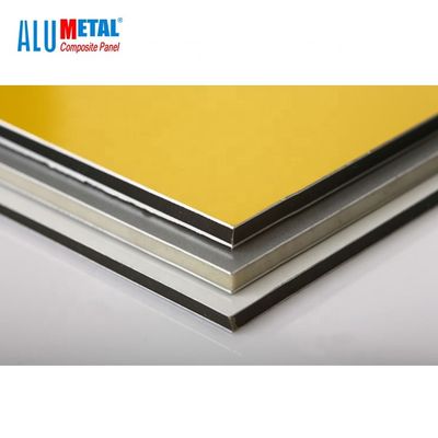 2440mm 3mm Pvdf anodiseerde het Aluminium Samengestelde Comité voor Buitenmuur