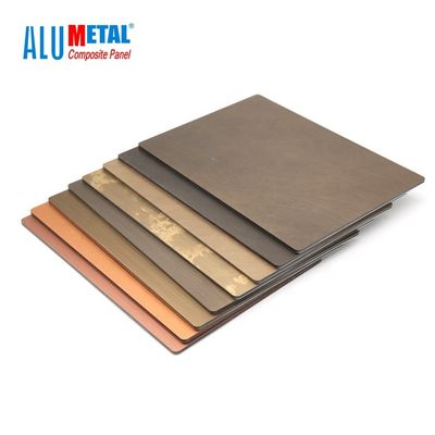3mm Samengesteld het Comité van het Staalpvdf Acm Aluminium Koper Nacreous 1250mm