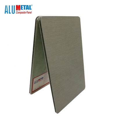 3mm Plastic Metaal Samengestelde Comité het Aluminiumbekleding Binnen 0.7mm van Vmzinc