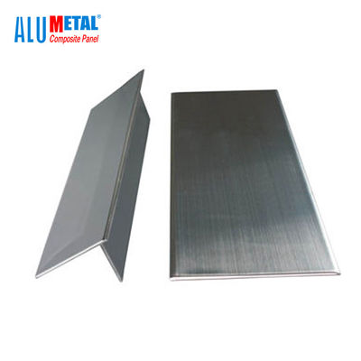 0.3mm 1220mm Metaal de Samengestelde Comité Corrosiebestendige PVDF Buitencomités van de Metaalmuur