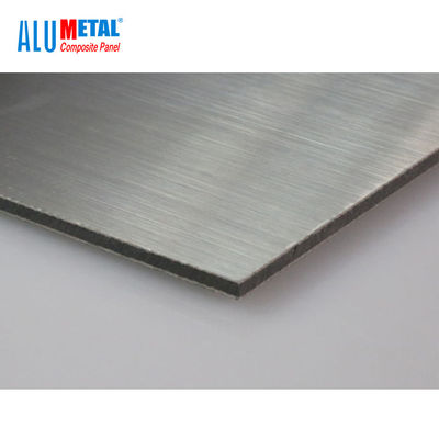 1000MM PE Decoratief het Bladroestvrij staal 6mm FEVE van Aluminium Samengesteld Bekledingspanelen