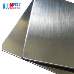 0.3mm 1220mm Metaal de Samengestelde Comité Corrosiebestendige PVDF Buitencomités van de Metaalmuur