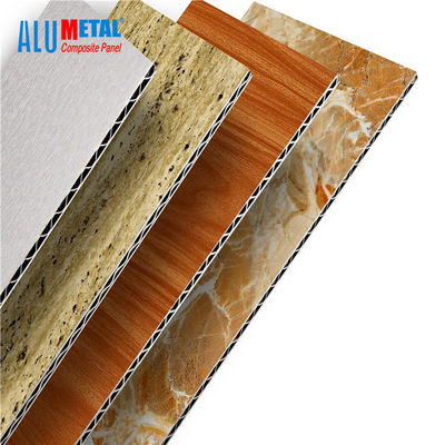 3D Buiten Geperforeerd 1220mm Aluminium Golfcomité ACM Aluminium Samengesteld Comité 8mm