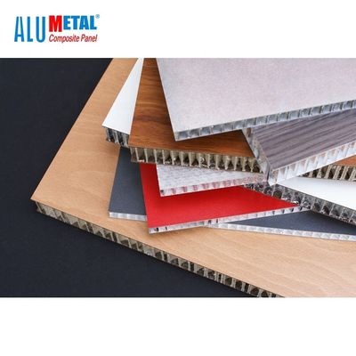 PVDF-van de de Steenbekleding van de Deklaag Plastic Honingraat Raad 200mm 1300mm