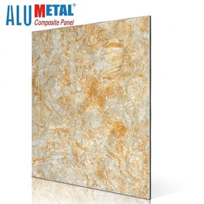 Nacreous Marmeren het Aluminium Samengesteld Comité 0.05mm Antistatische 5800mm van Crossbond