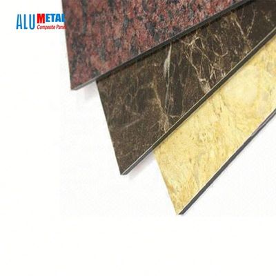 5mm 1570mm Marmeren Aluminium Samengestelde Comité Buitenmuurcomités PVDF Deklaag