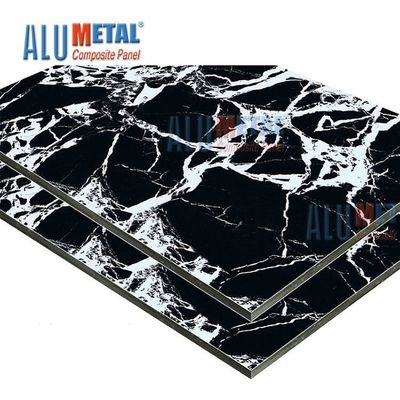 0.08mm Decoratief Marmeren Samengesteld Comité AA3003 Alumina Blad 4mm 1500mm van ACS