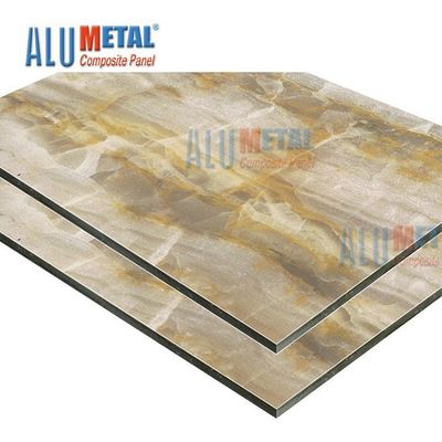 5mm 1570mm Marmeren Aluminium Samengestelde Comité Buitenmuurcomités PVDF Deklaag