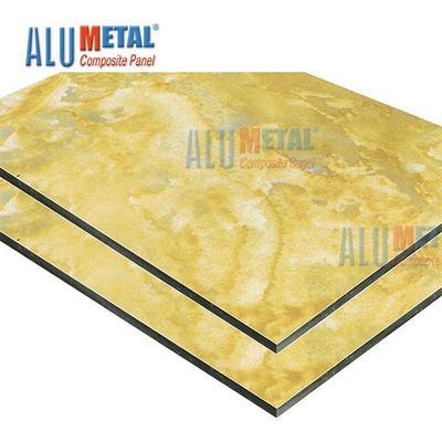 Nacreous Marmeren het Aluminium Samengesteld Comité 0.05mm Antistatische 5800mm van Crossbond