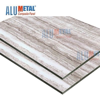 Het Aluminium Samengesteld Comité van ACS Blad Materieel 0.1mm 5000mm Geanodiseerd Graniet