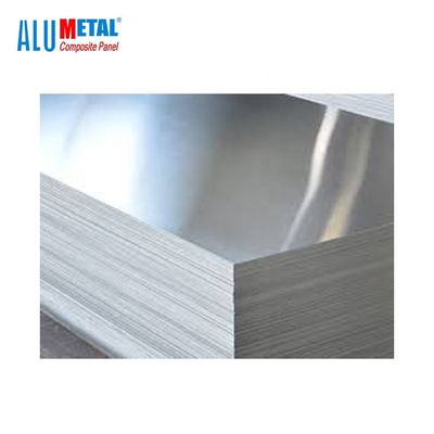 Geanodiseerd Met een laag bedekt het Comité van de Aluminiumkern Zilver 1570MM van de Samengesteld Materiaalbekleding AA5005