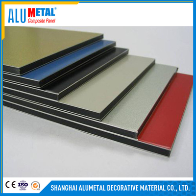 Buitenpvdf-Aluminium Samengesteld Comité 2000mm Moderne Stijl