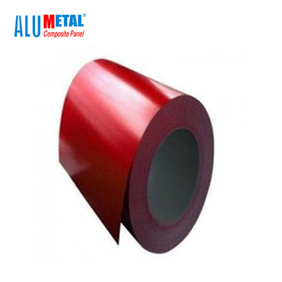 H12 1mm Met een laag bedekte Vooraf geverfte Rol van het de Aanhangwagendak van de Aluminiumrol A1060 2500MM