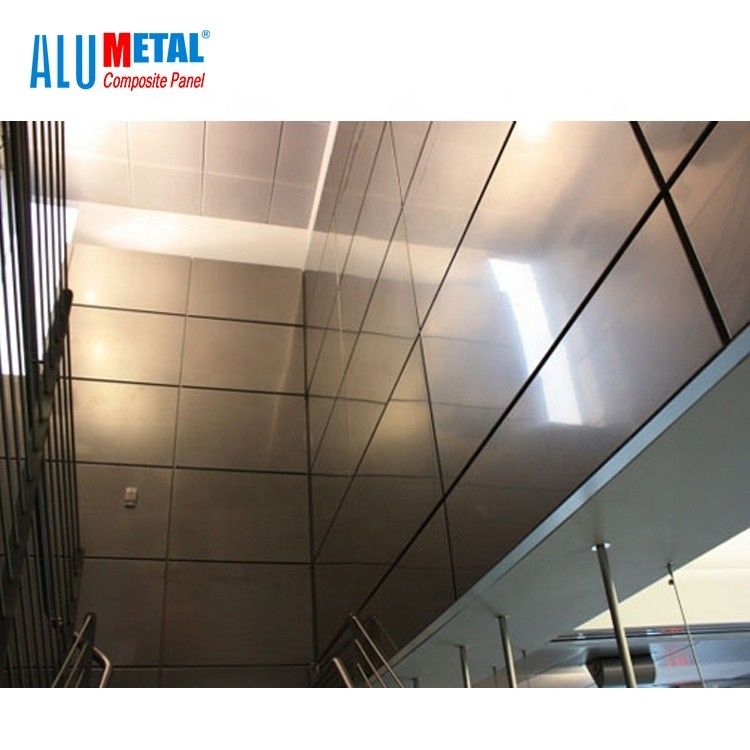 1000MM PE Decoratief het Bladroestvrij staal 6mm FEVE van Aluminium Samengesteld Bekledingspanelen