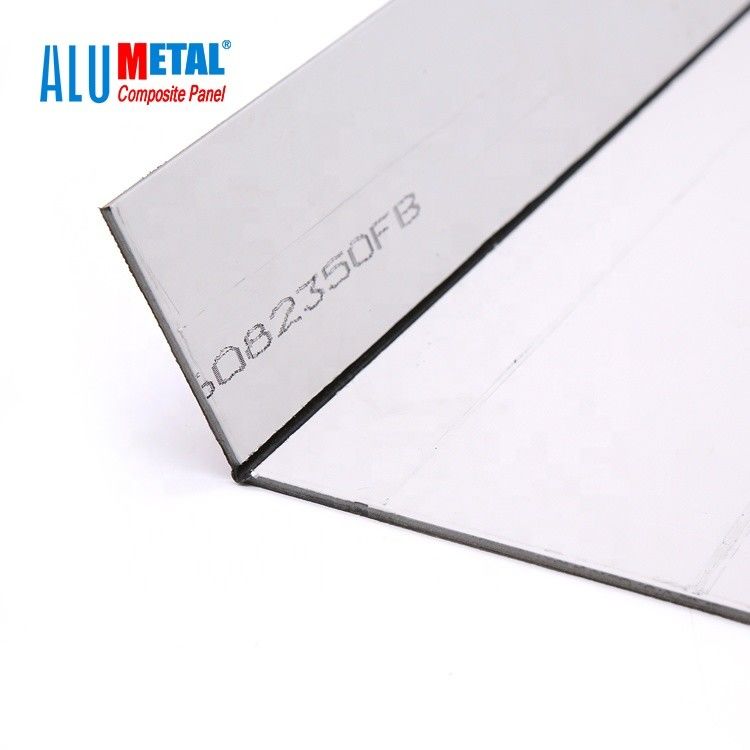 Dibond 3mm PVDF-Aluminium Samengestelde Comité de Spiegelblad Geanodiseerde Oppervlakte van ACS voor Reclame